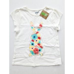 Crazy 8 Floral Bunny Tee
